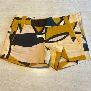 J Crew abstract shorts